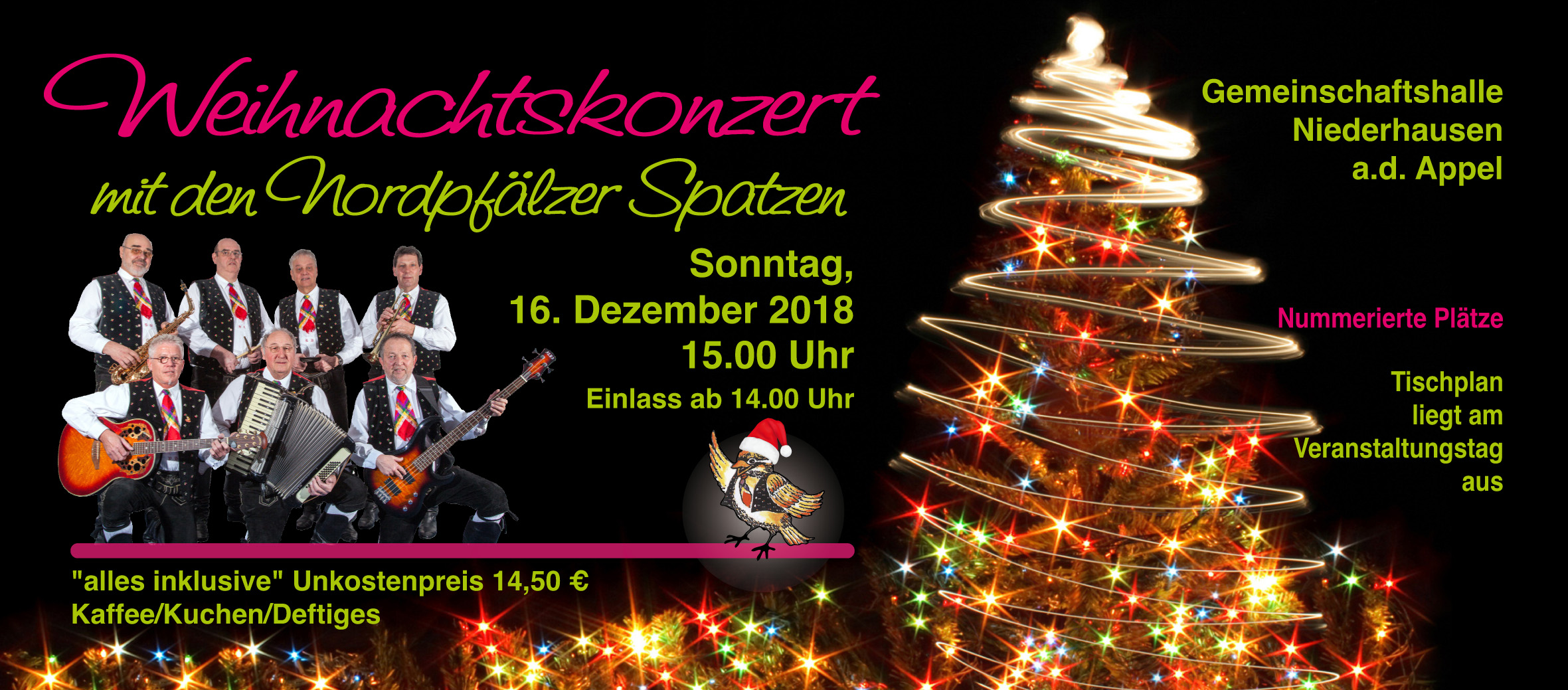 18 Eintritt Weihnachskonzert 2018