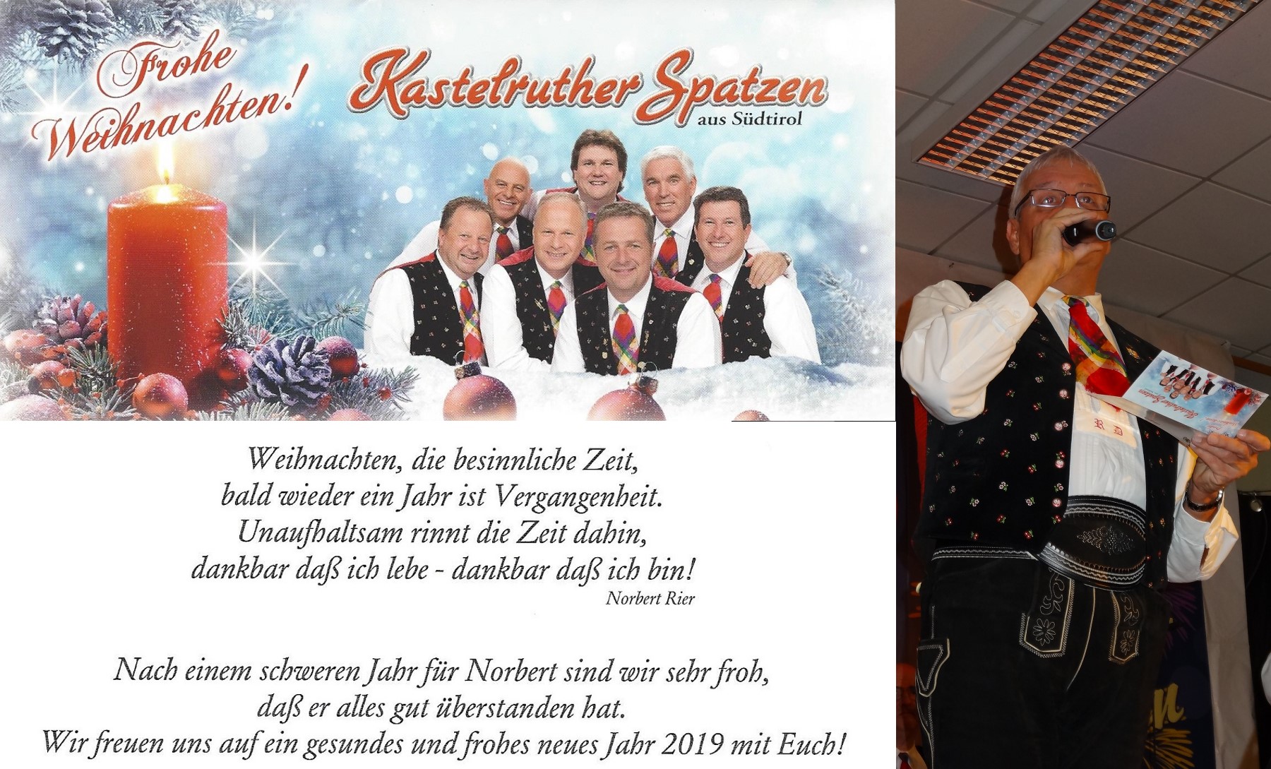 34 Weihnachtskarte der Spatzen